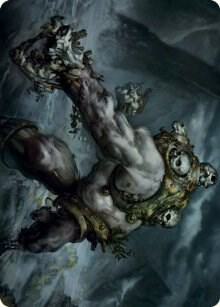 Skull Skaab Art Card 67 card from Art Series: Innistrad: Crimson Vow