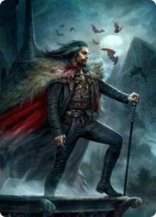 Dracula, Blood Immortal Art Card 71 card from Art Series: Innistrad: Crimson Vow