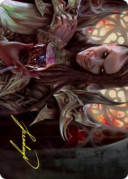 Voldaren Epicure (74/81) Art Card (Gold-Stamped Signature) card from Art Series: Innistrad: Crimson Vow