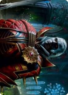 Edgar, Charmed Groom (75/81) Art Card card from Art Series: Innistrad: Crimson Vow