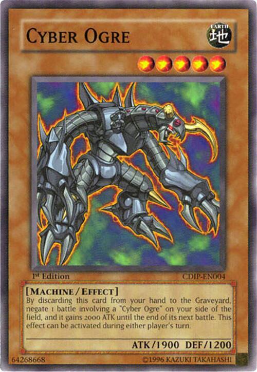 Cyber Ogre CDIP-EN004 card from Cyberdark Impact