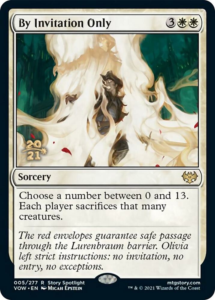 By Invitation Only 5 card from Prerelease Cards