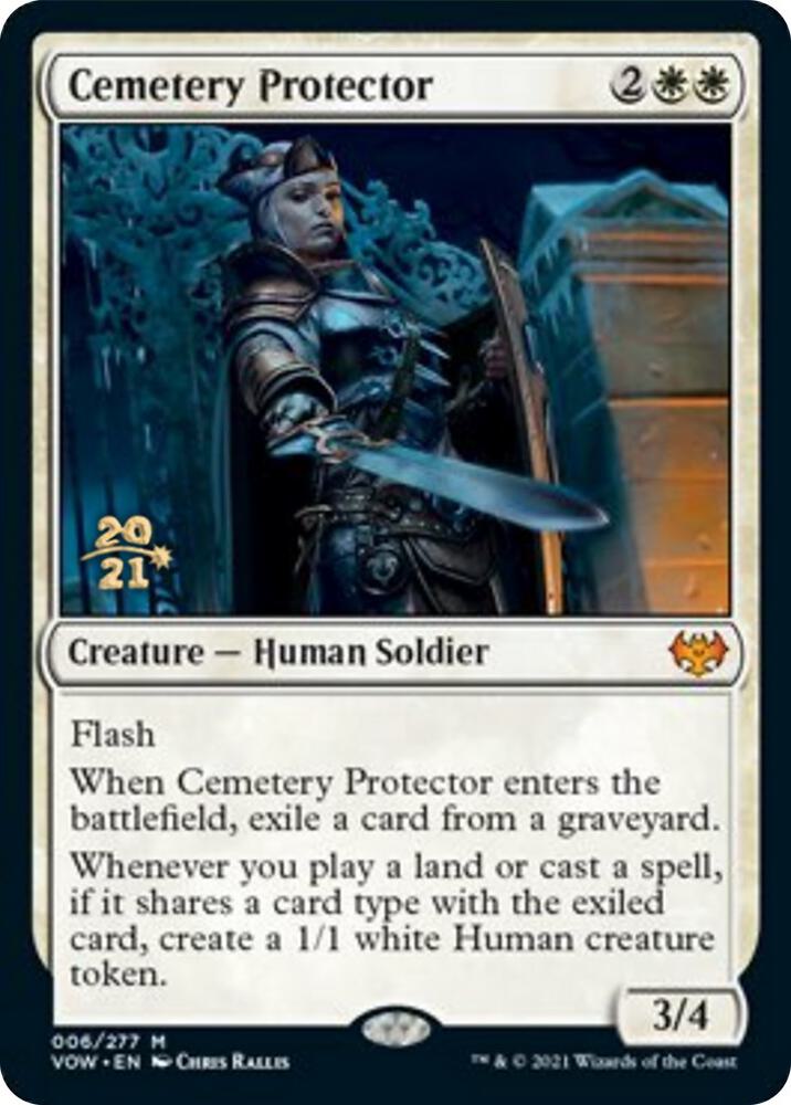 Cemetery Protector 6 card from Prerelease Cards