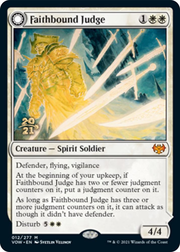 Faithbound Judge 12 card from Prerelease Cards