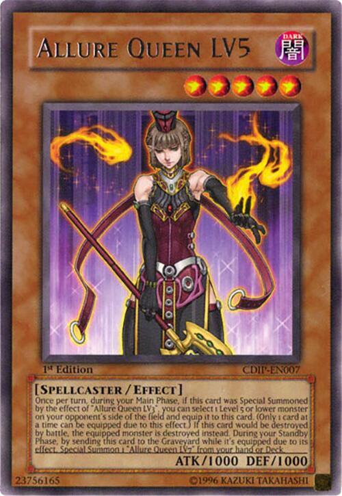 Allure Queen LV5 CDIP-EN007 card from Cyberdark Impact