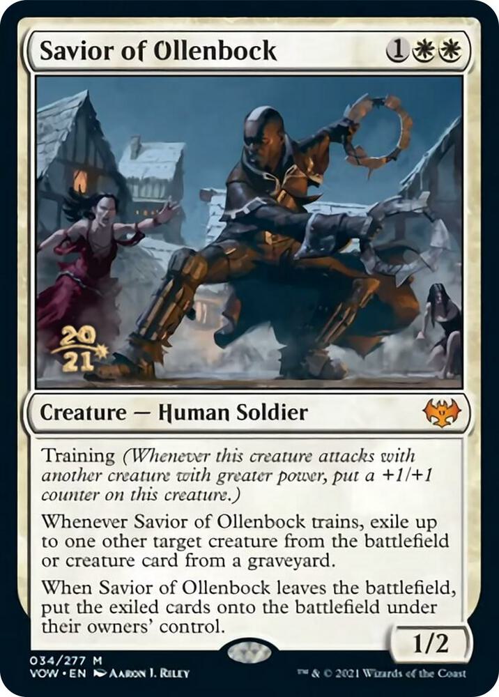 Savior of Ollenbock 34 card from Prerelease Cards