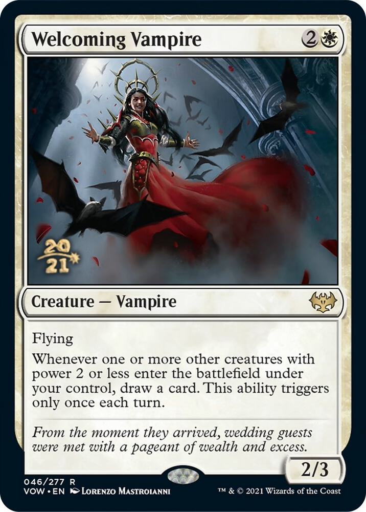Welcoming Vampire 46 card from Prerelease Cards