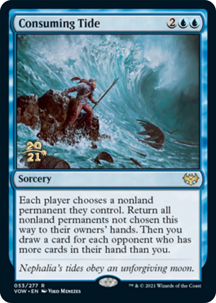 Consuming Tide 53 card from Prerelease Cards