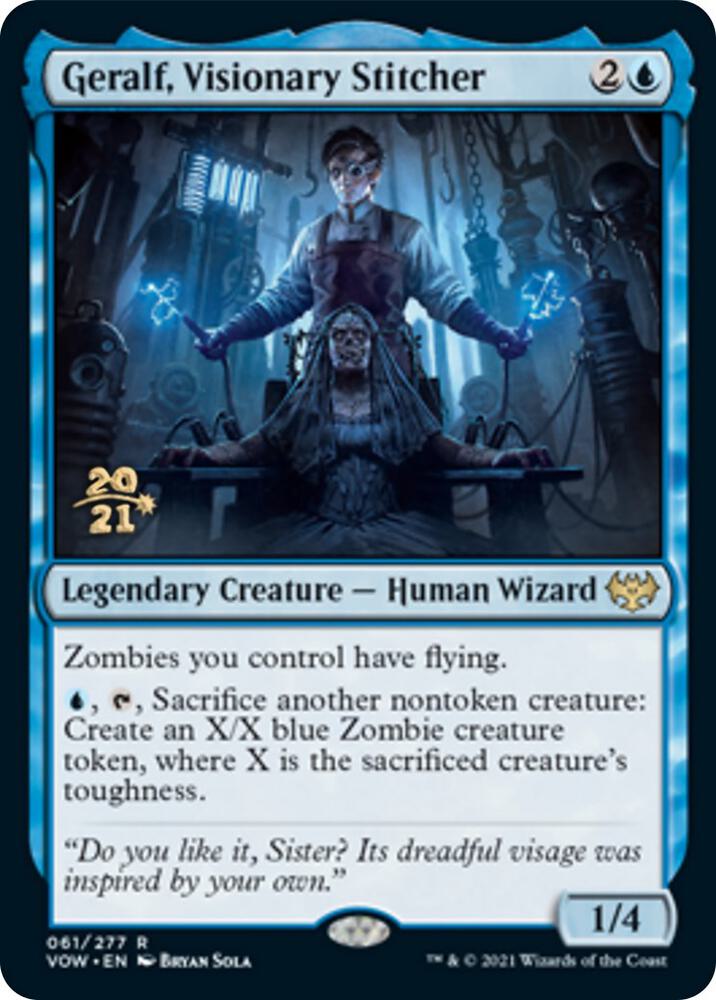 Geralf, Visionary Stitcher 61 card from Prerelease Cards