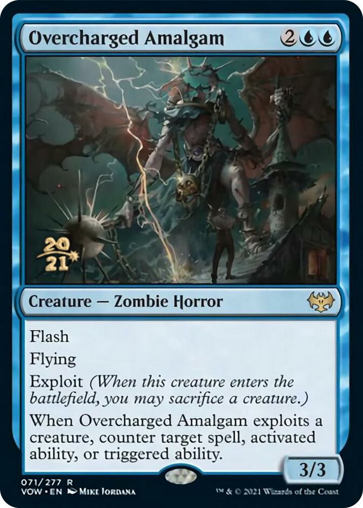 Overcharged Amalgam 71 card from Prerelease Cards