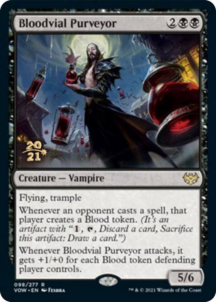 Bloodvial Purveyor 98 card from Prerelease Cards