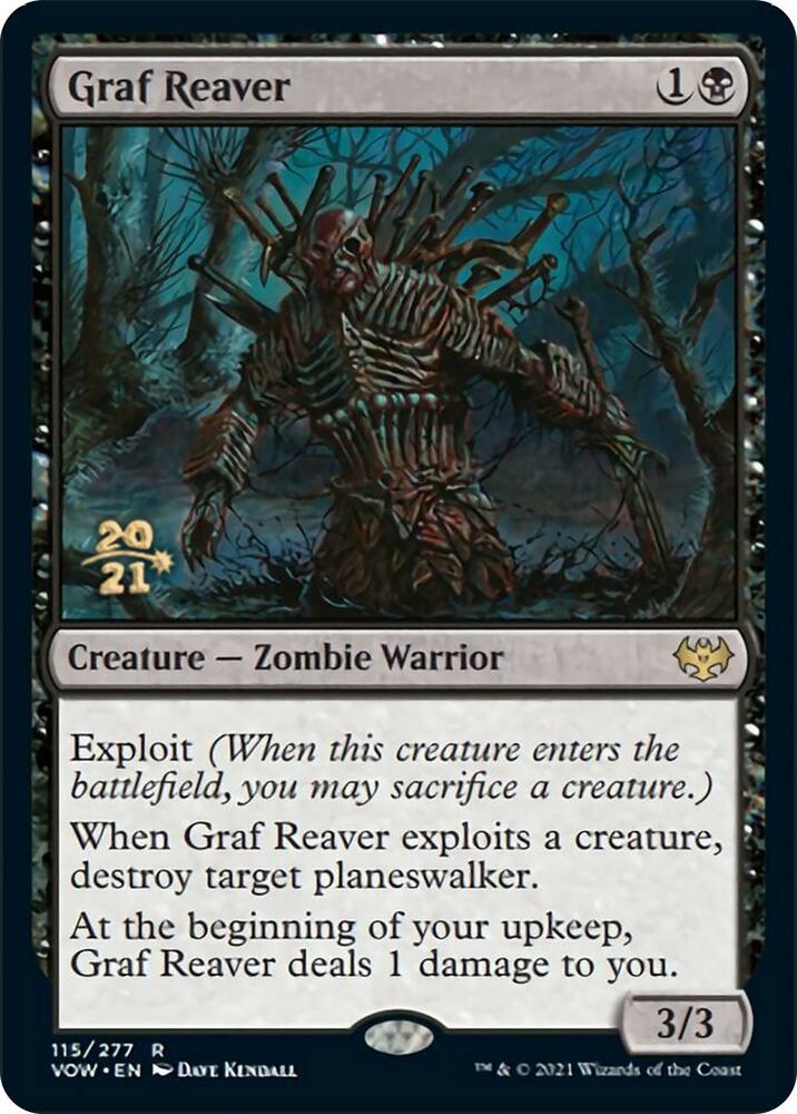 Graf Reaver 115 card from Prerelease Cards