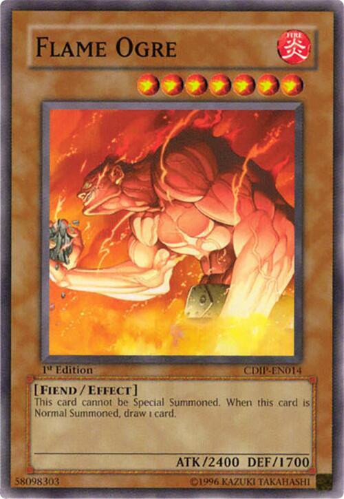 Flame Ogre CDIP-EN014 card from Cyberdark Impact