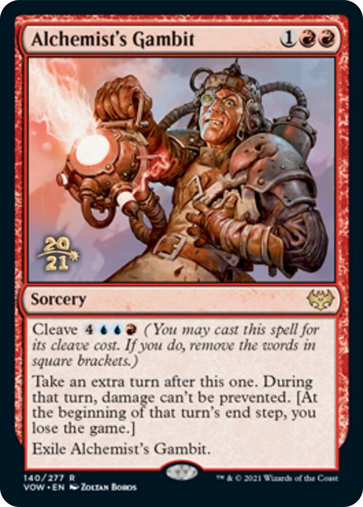 Alchemist's Gambit 140 card from Prerelease Cards