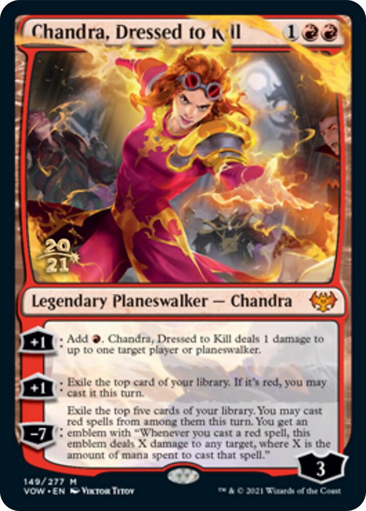 Chandra, Dressed to Kill 149 card from Prerelease Cards