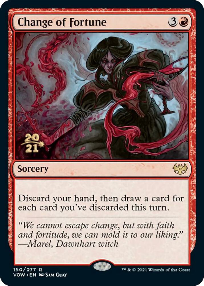 Change of Fortune 150 card from Prerelease Cards