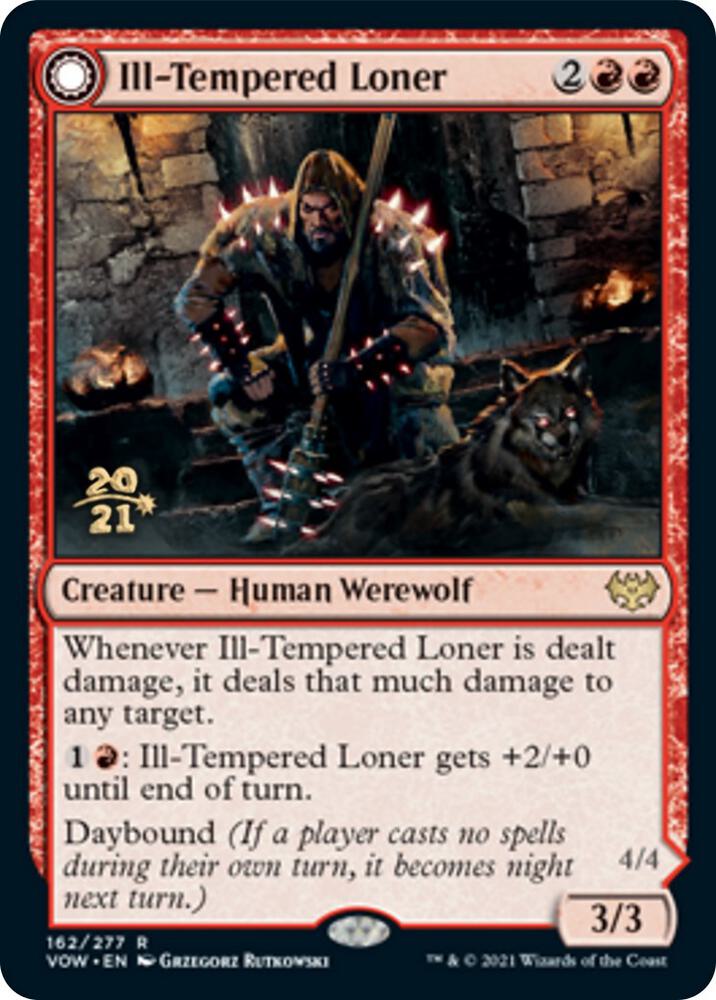 Ill-Tempered Loner 162 card from Prerelease Cards