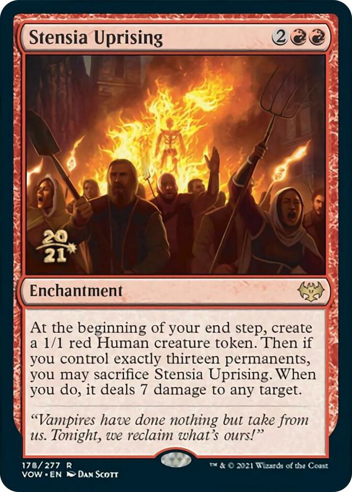 Stensia Uprising 178 card from Prerelease Cards