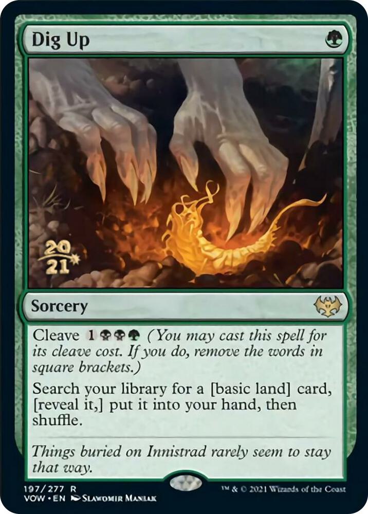 Dig Up 197 card from Prerelease Cards