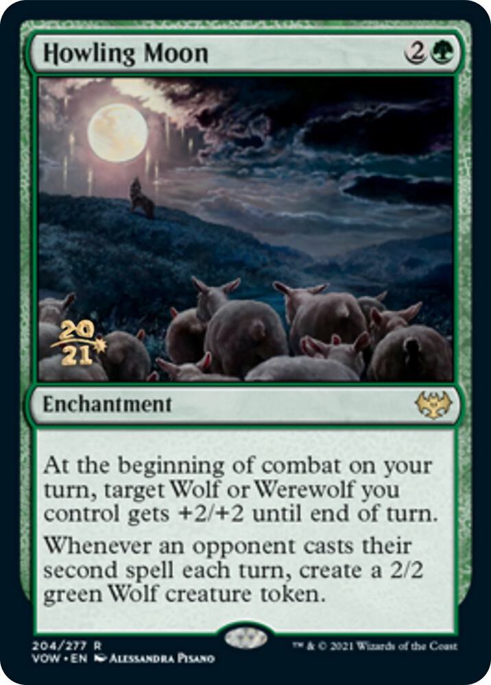 Howling Moon 204 card from Prerelease Cards