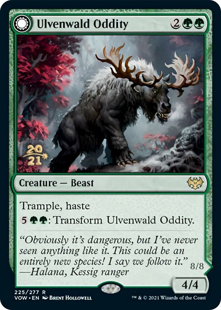Ulvenwald Oddity 225 card from Prerelease Cards