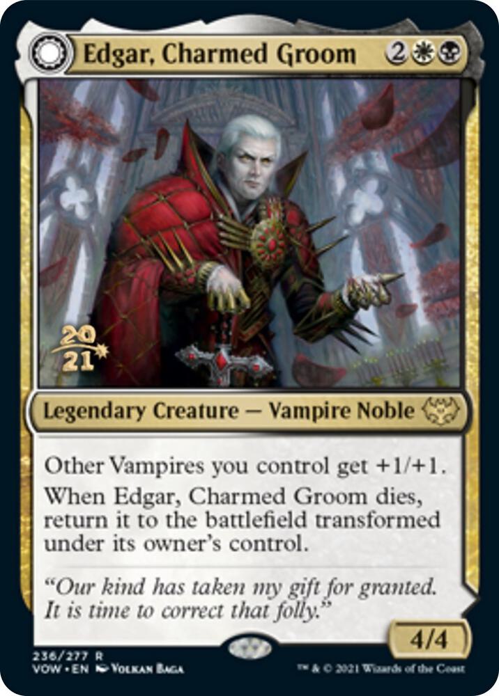 Edgar, Charmed Groom 236 card from Prerelease Cards
