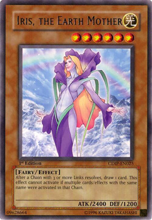 Iris, the Earth Mother CDIP-EN025 card from Cyberdark Impact