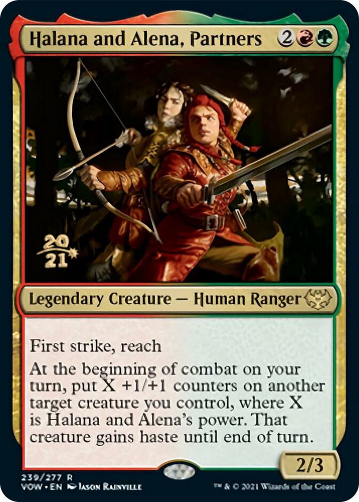 Halana and Alena, Partners 239 card from Prerelease Cards