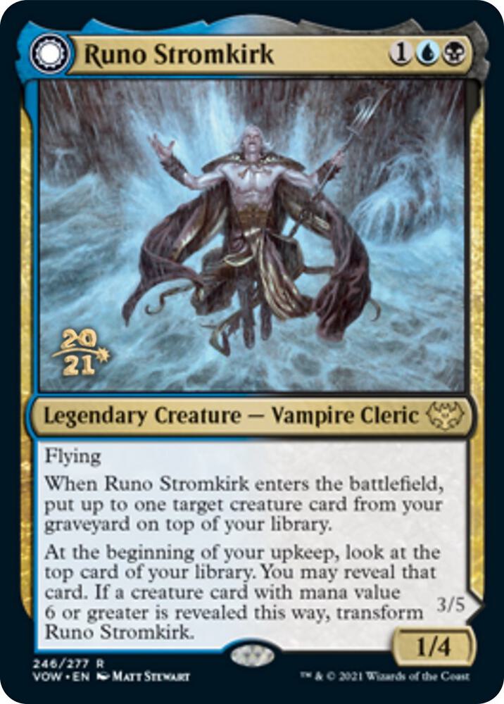 Runo Stromkirk 246 card from Prerelease Cards