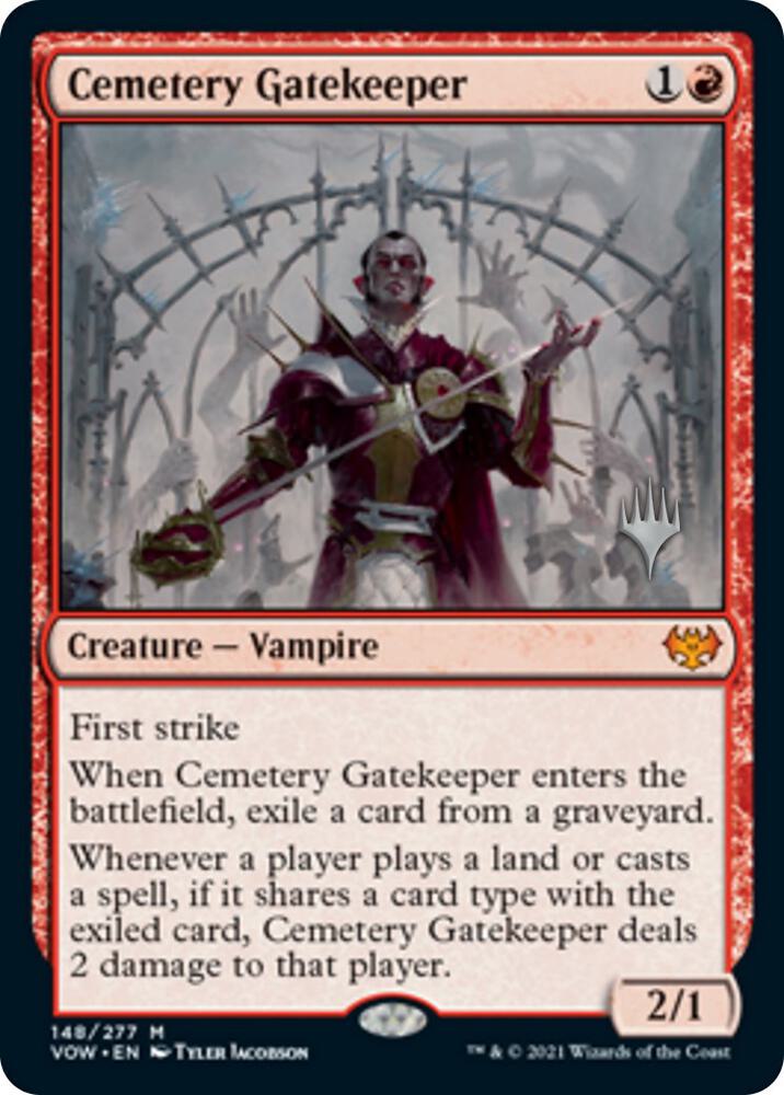 Cemetery Gatekeeper 148 card from Promo Pack: Aetherdrift