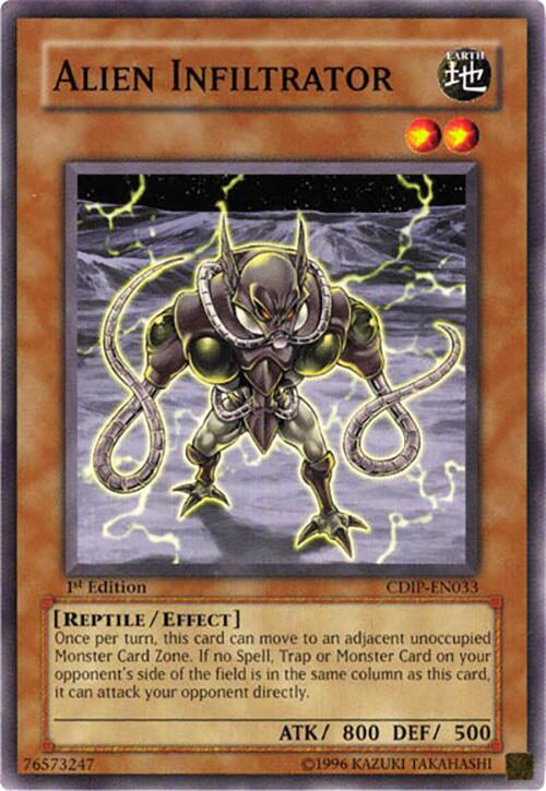 Alien Infiltrator CDIP-EN033 card from Cyberdark Impact