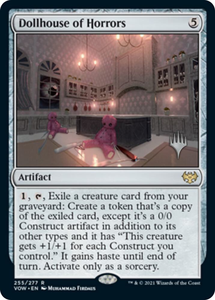 Dollhouse of Horrors 255 card from Promo Pack: Duskmourn: House of Horror