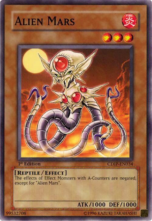 Alien Mars CDIP-EN034 card from Cyberdark Impact