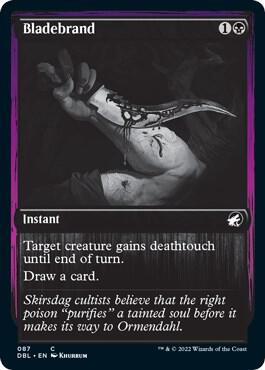 Bladebrand 87 card from Innistrad: Double Feature