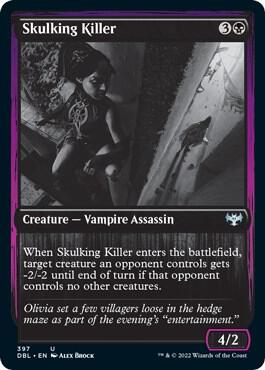 Skulking Killer 397 card from Innistrad: Double Feature