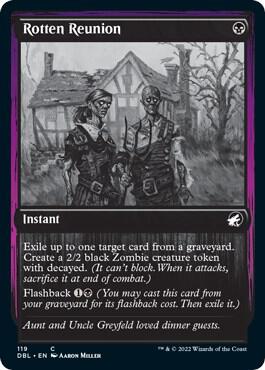 Rotten Reunion 119 card from Innistrad: Double Feature