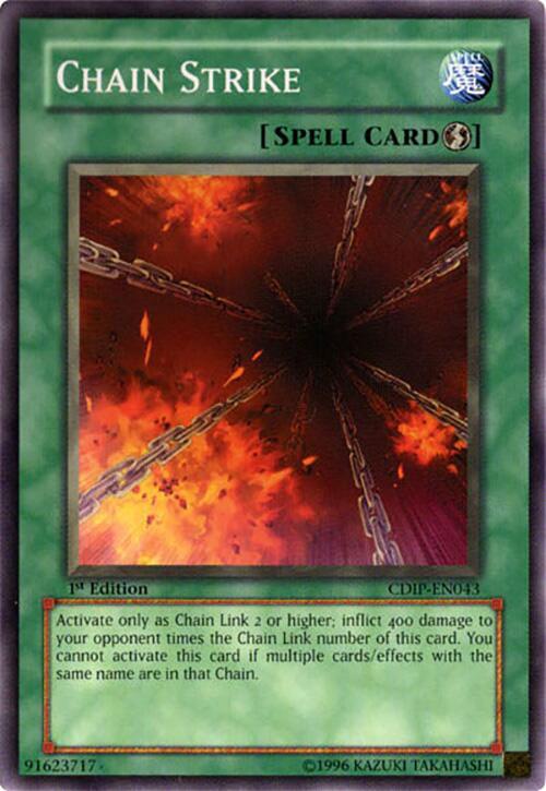 Chain Strike CDIP-EN043 card from Cyberdark Impact