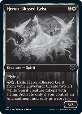 Heron-Blessed Geist 286 card from Innistrad: Double Feature