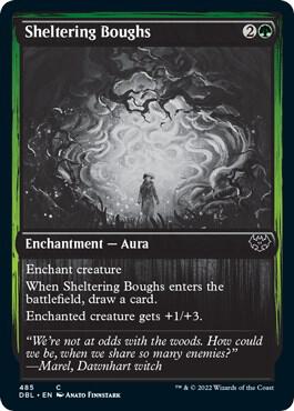 Sheltering Boughs 485 card from Innistrad: Double Feature