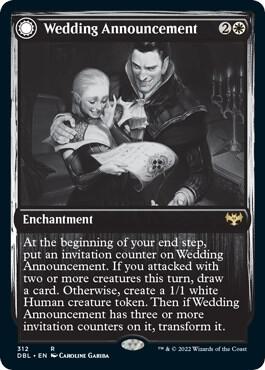 Wedding Announcement 312 card from Innistrad: Double Feature
