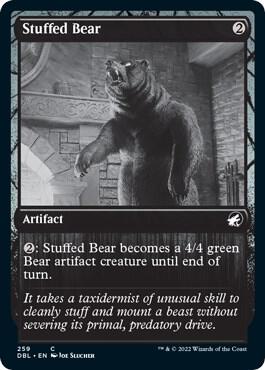 Stuffed Bear 259 card from Innistrad: Double Feature