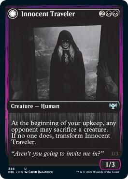 Innocent Traveler 388 card from Innistrad: Double Feature