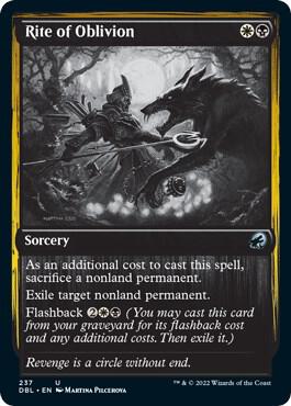 Rite of Oblivion 237 card from Innistrad: Double Feature