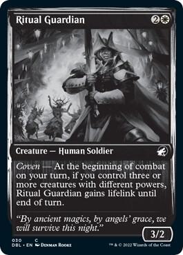 Ritual Guardian 30 card from Innistrad: Double Feature