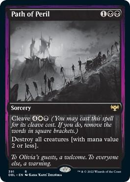 Path of Peril 391 card from Innistrad: Double Feature