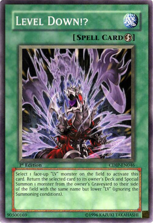 Level Down!? CDIP-EN046 card from Cyberdark Impact