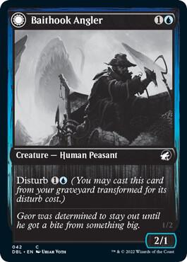 Baithook Angler 42 card from Innistrad: Double Feature