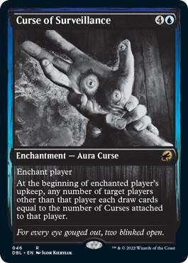 Curse of Surveillance 46 card from Innistrad: Double Feature