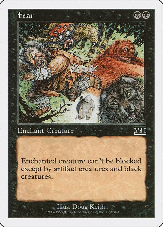 Fear 129 card from Classic Sixth Edition