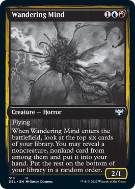 Wandering Mind 518 card from Innistrad: Double Feature